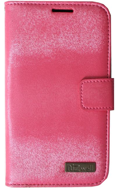 Glittering mobile phone case wallet type magnetic holder nizwell Korea Phonestyle Pink