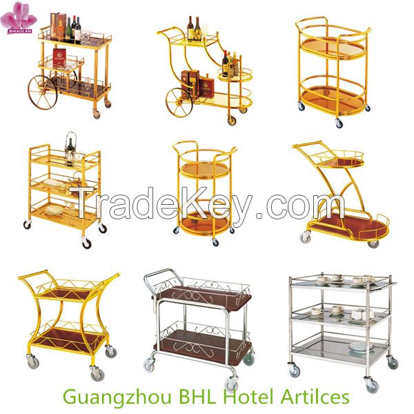 Liquor trolley for kitchen equipment, wine trolley, Dessert cart