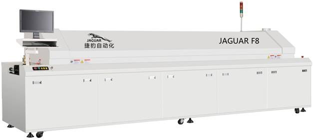 Eight zones big size lead-free reflow oven F8