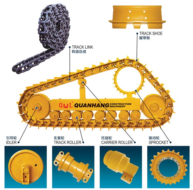 carrier roller spare parts  for excavator 