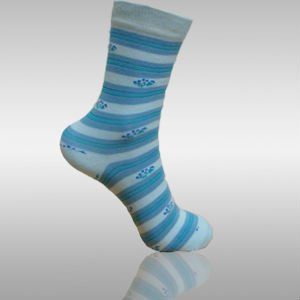 bule strips women long fashion socks