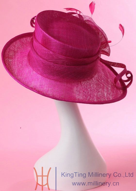 2014 Toplesale fashion elegant Sinamay Hat for ladies
