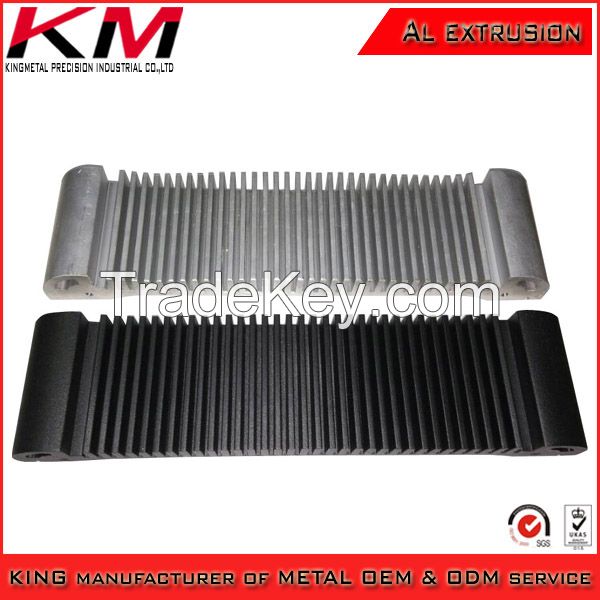 Shenzhen 6061 OEM Aluminum Extrusion Heat Sink Profile