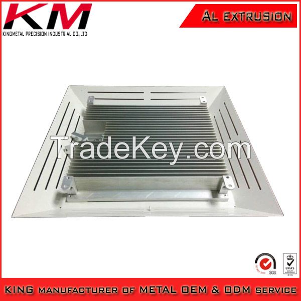 6000 Series Aluminum Extrusion Street Lighting Fitting Profile Heat Sink