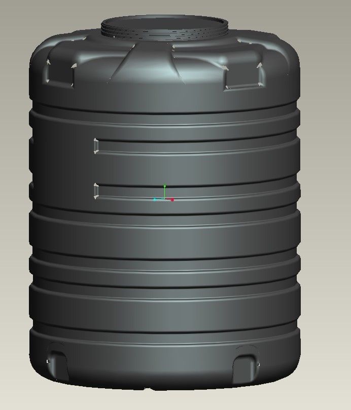 150L Vertical water tank