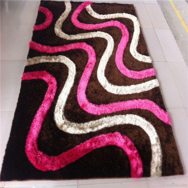 100% polyester shaggy carpets made in China factory