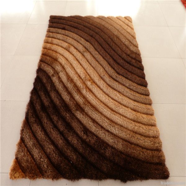 3D shaggy carpets for hotel
