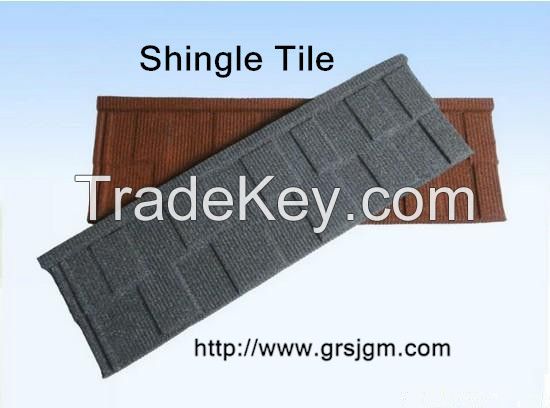 Colorful Stone-coated Galvalume Metal Roofing Tiles-Shingle Tile