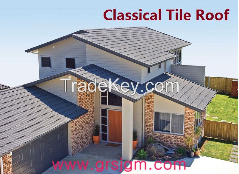 stone coated metal roofing tiles