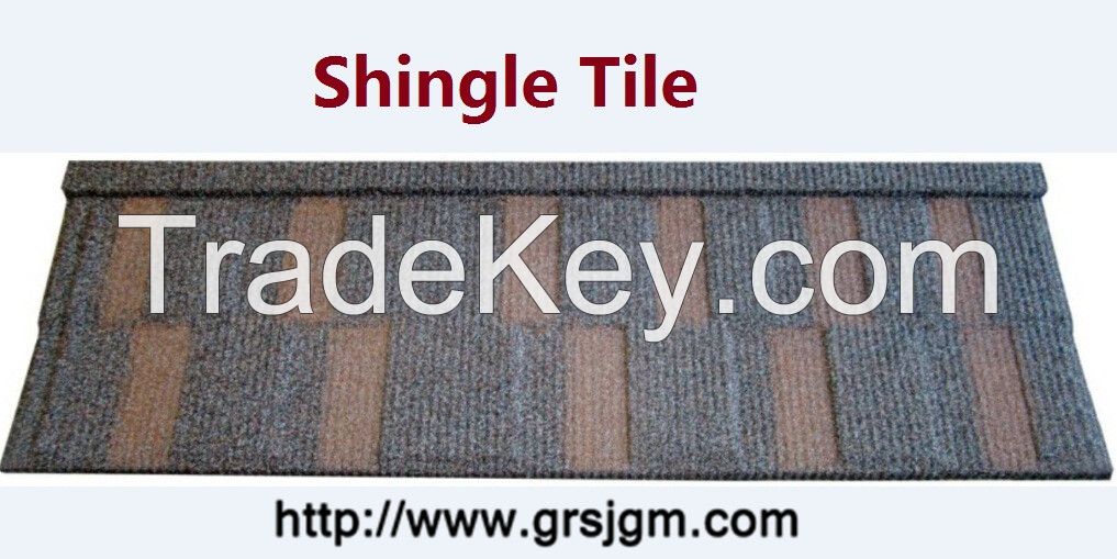 Colorful Stone-coated Galvalume Metal Roofing Tiles-Shingle Tile