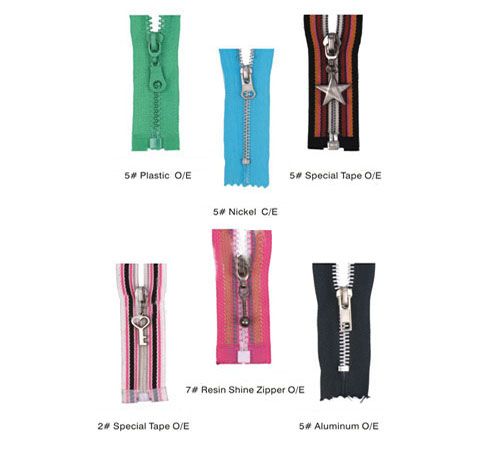 3# or 5#Nylon zipper,metal zipper