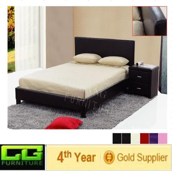 popular modern faux leather bed 