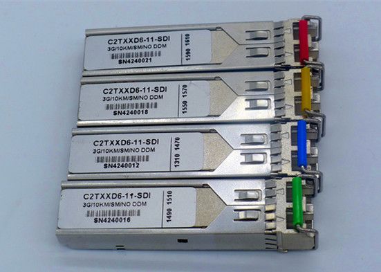 1.5g/3g/10g 1310/1550nm CWDM SFP Transceiver module over fiber to 100KM