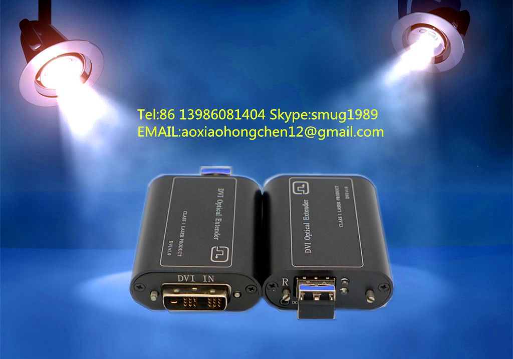 4k Dvi Fiber Optical Extender, Supports Maximum Resolution Of 4096 X 2160@30hz Dvi Signal To 10 Km