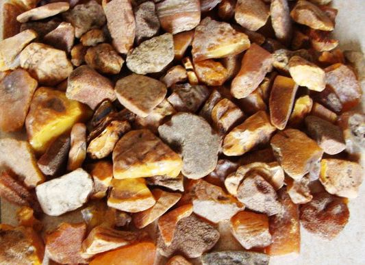 ROUGH AMBER FROM UKRAINE. SPECIAL PRICES