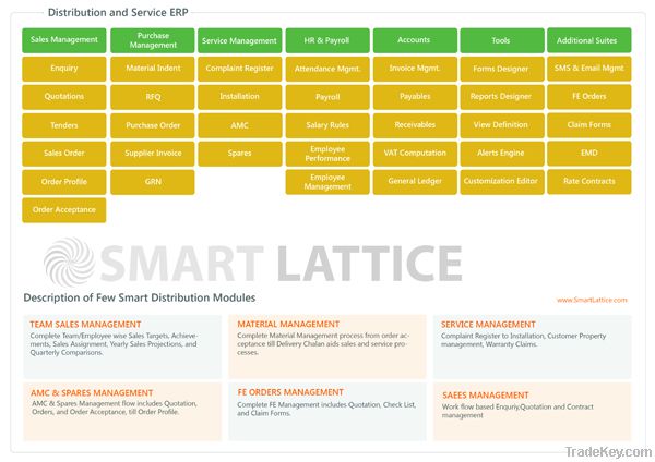 Service and Distribution ERP