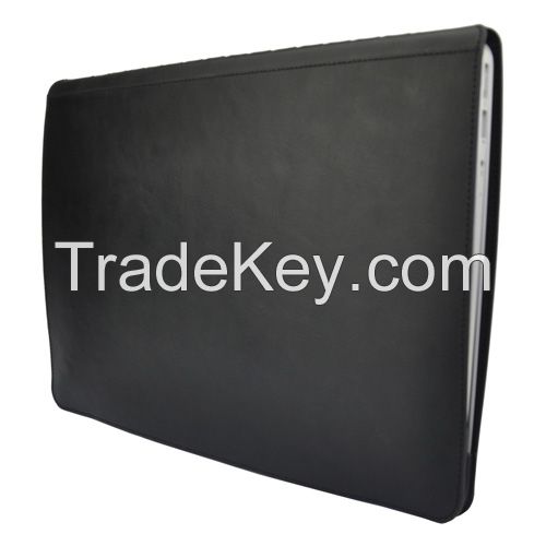 Genuine leather laptop case in business style
