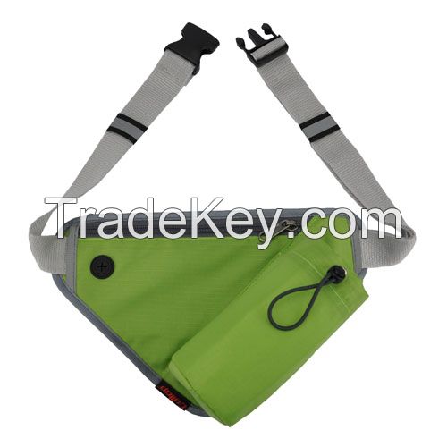 Sport bag with water bottle holder