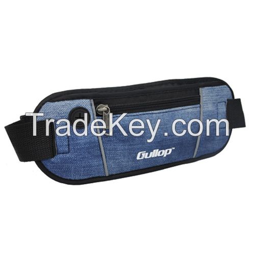 Jean pattern waist bag