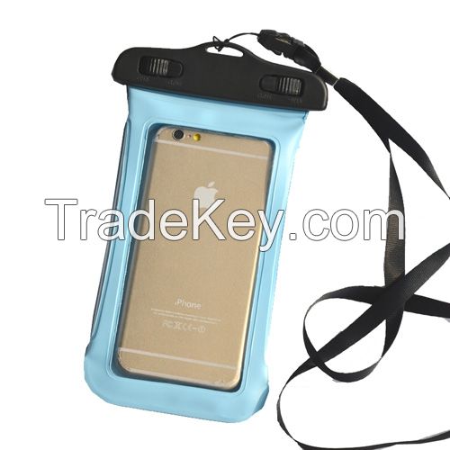 4.3-5 inch mobile phone waterproofing bag with compass.