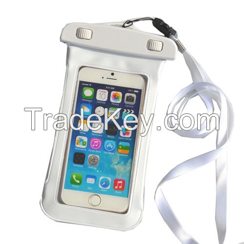 4.3-5 inch mobile phone waterproofing bag with compass.