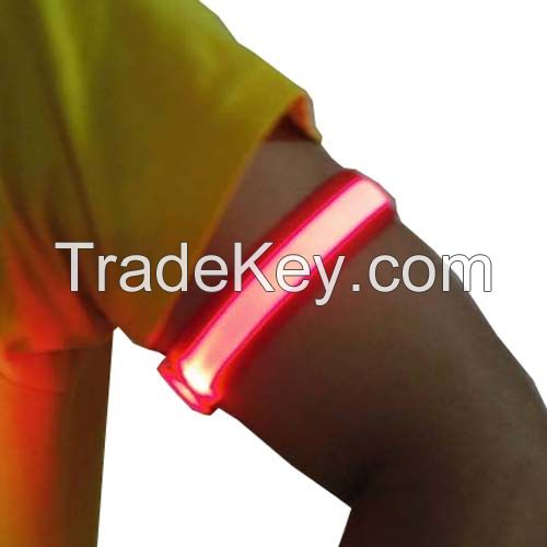 Optical fiber and fabric armband