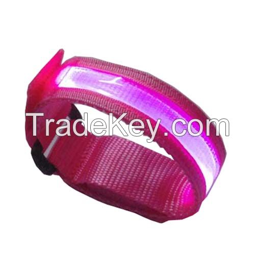 Optical fiber and clear wrist band