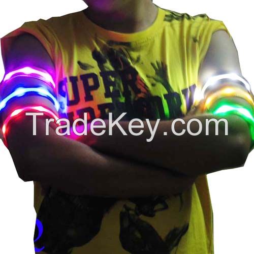 LED webbing armband