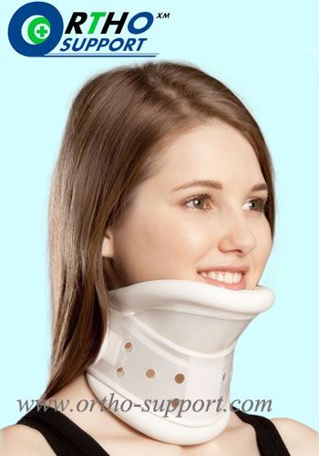 Rigid Plastic Cervical Collar with Chin Support Neck Brace