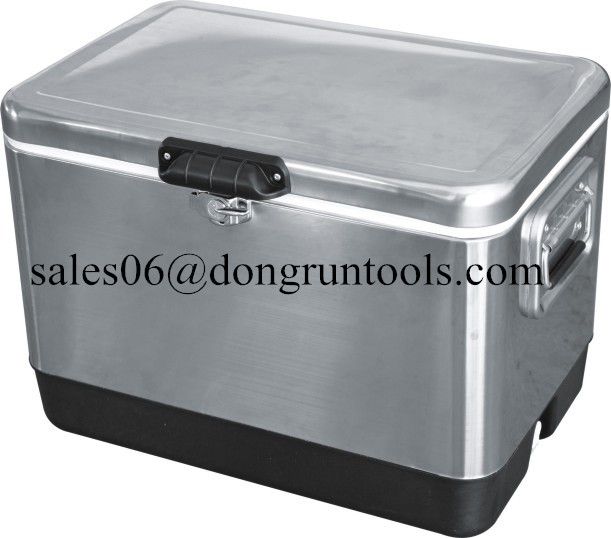 54QT BBQ stainless ice cooler cart