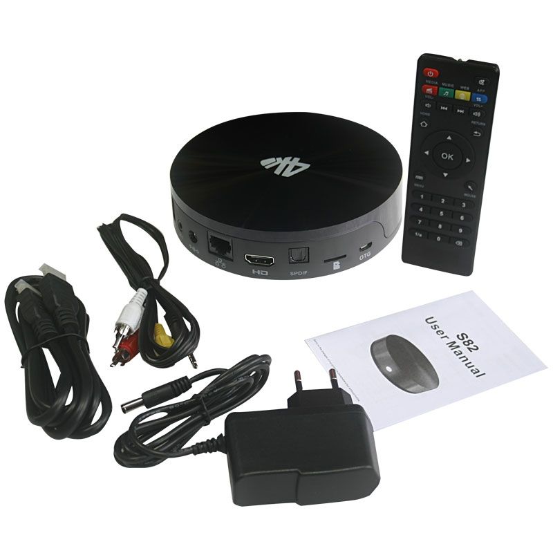 Quad Core Android 4.4 Kitkat Amlogic S802 smart tv box with Bluetooth support XBMC 13.0