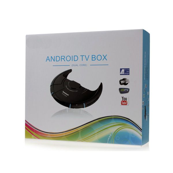 Dual Core Rooted Android 4.2 TV Box XBMC Hardware Decoding Media Player Miracast