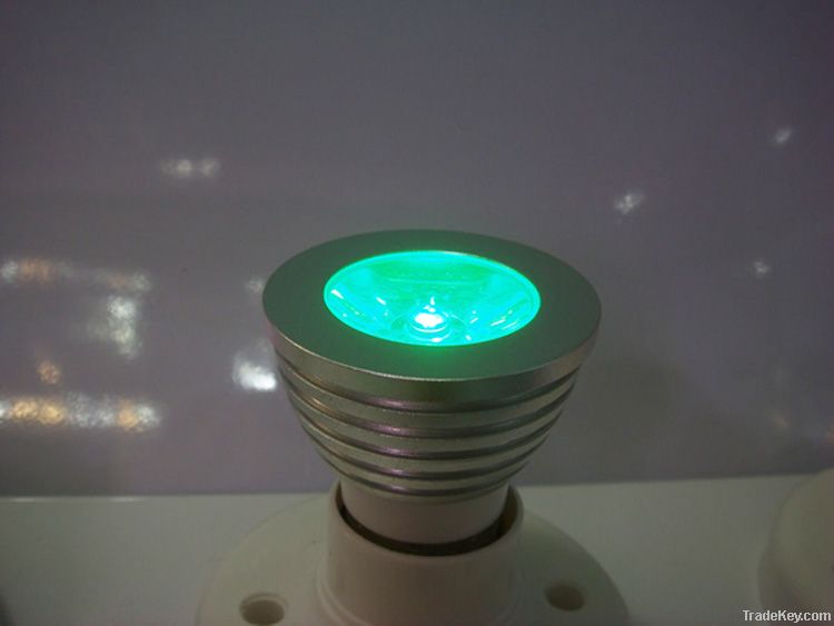 Remote Control 16 colors changing 3W RGB LED Spot Light