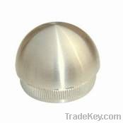 Stainless steel handrail domed end caps