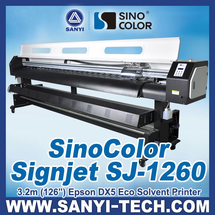 SinoColo SJ-1260---3.2 Meters Flex Printing Machine Price Attractive