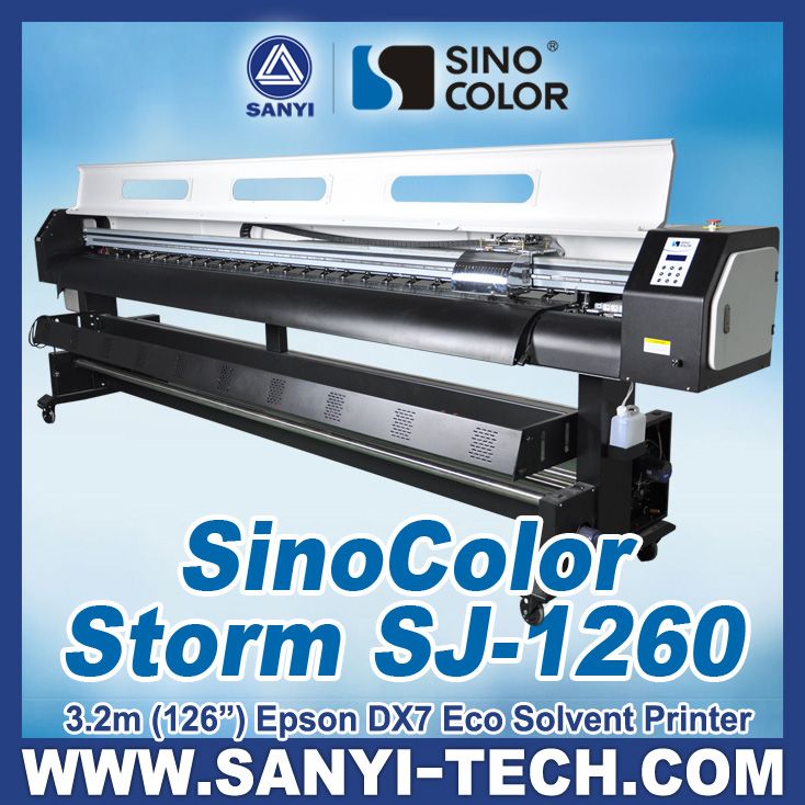 SinoColor SJ-1260 --- Digital Printer (Eco Solvent Based)