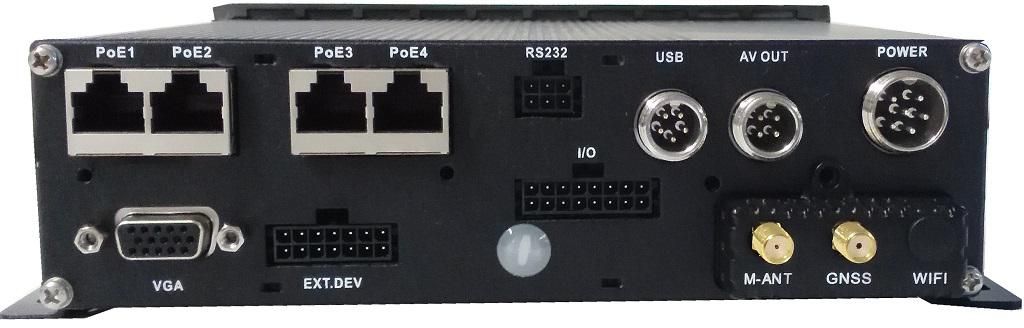 4CH 2HDD SD Card 1080P Vehicle Mobile NVR, MNVR, MDVR, Vehicle CCTV System