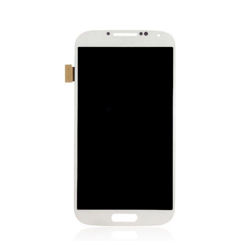 for samsung galaxy s4 i9500 lcd com toque de montagem digitador da tela azul, branco ou cor preta 100% garantia