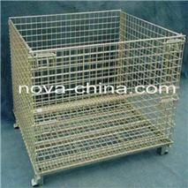 Wire cages with wheels