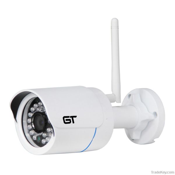 GT View 1.0 Megapixel HD Network Mini Wifi IR-Bullet IP Camera