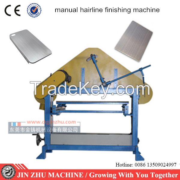 manual triangle plane hairline polishing machine