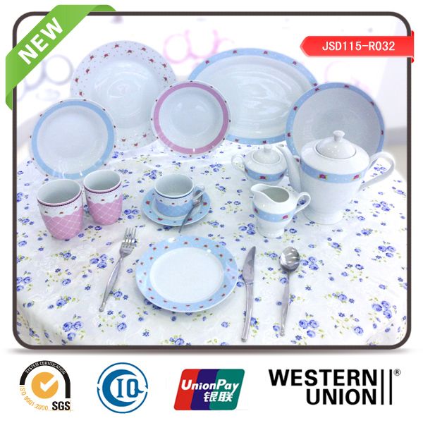 47PCS Porcelain Dinnerset in High Quality