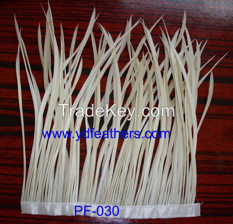 Stripped Goose Biots Feather  Fringe From China