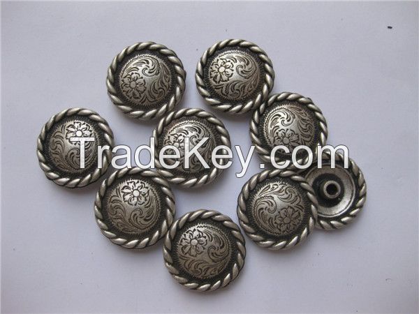 Rope Edge Berry Conchos