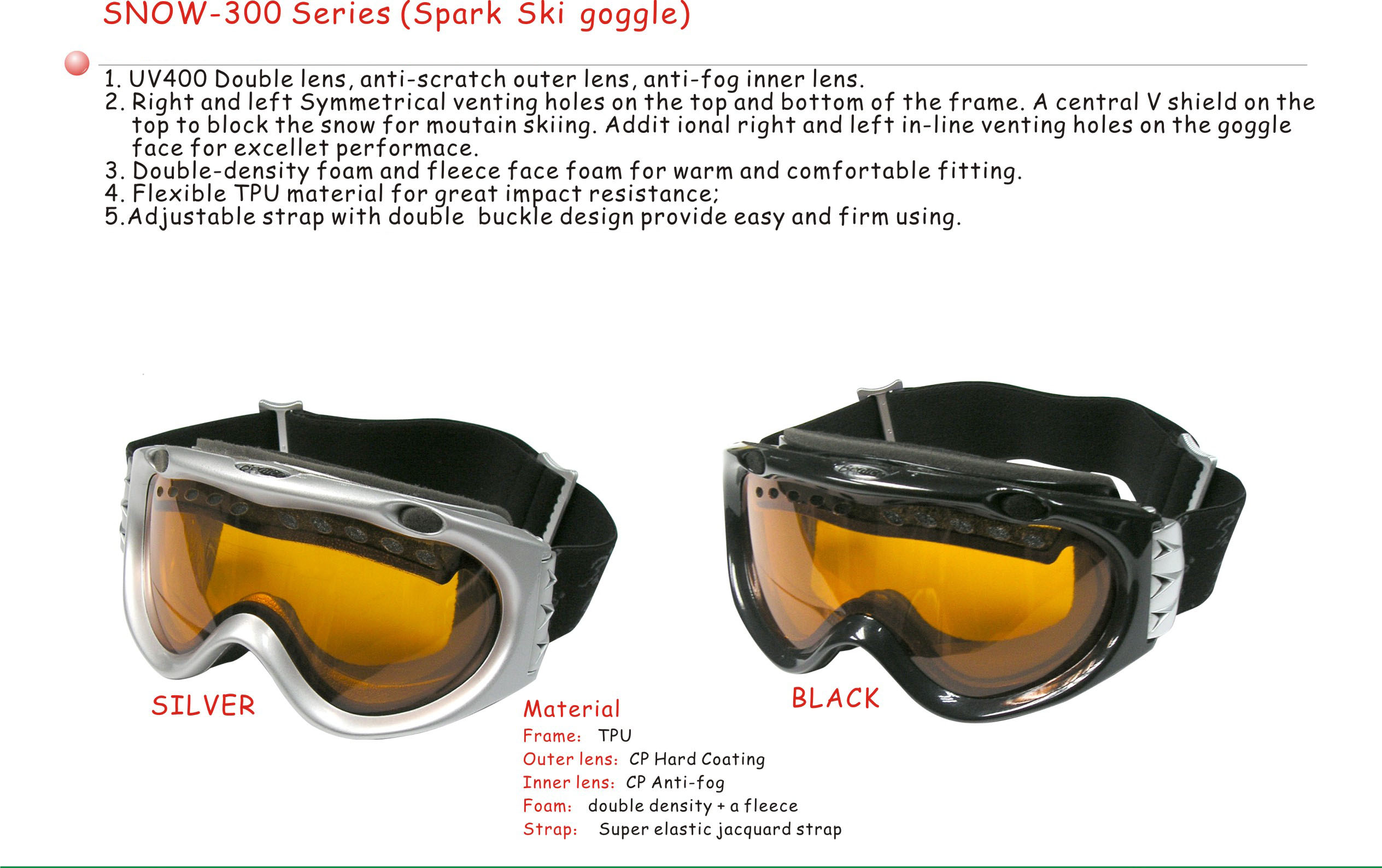 Spark Ski goggle