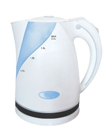 2.2L Cordless Plastic Electric Kettle