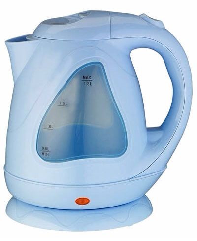 1.8L Cordless Plastic Electric Kettle