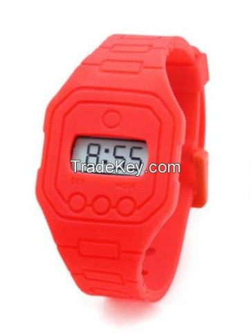 Promotional Gifts, Silicone Watch Customized Designs/Logos and OEM/ODM Orders Are Welcome