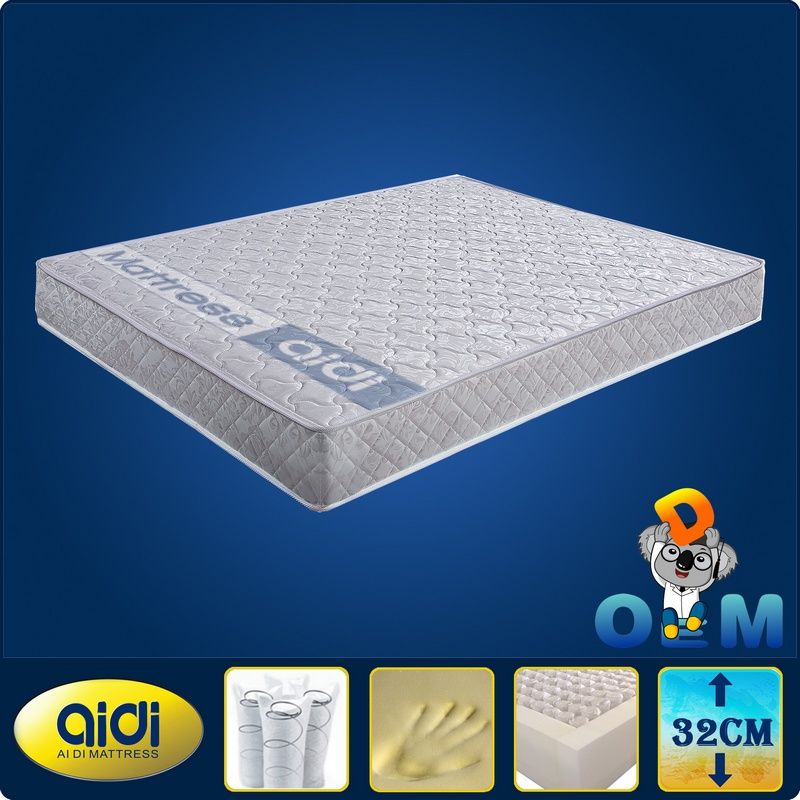 promotion royal and comfortable latex pocket spring mattress with low price