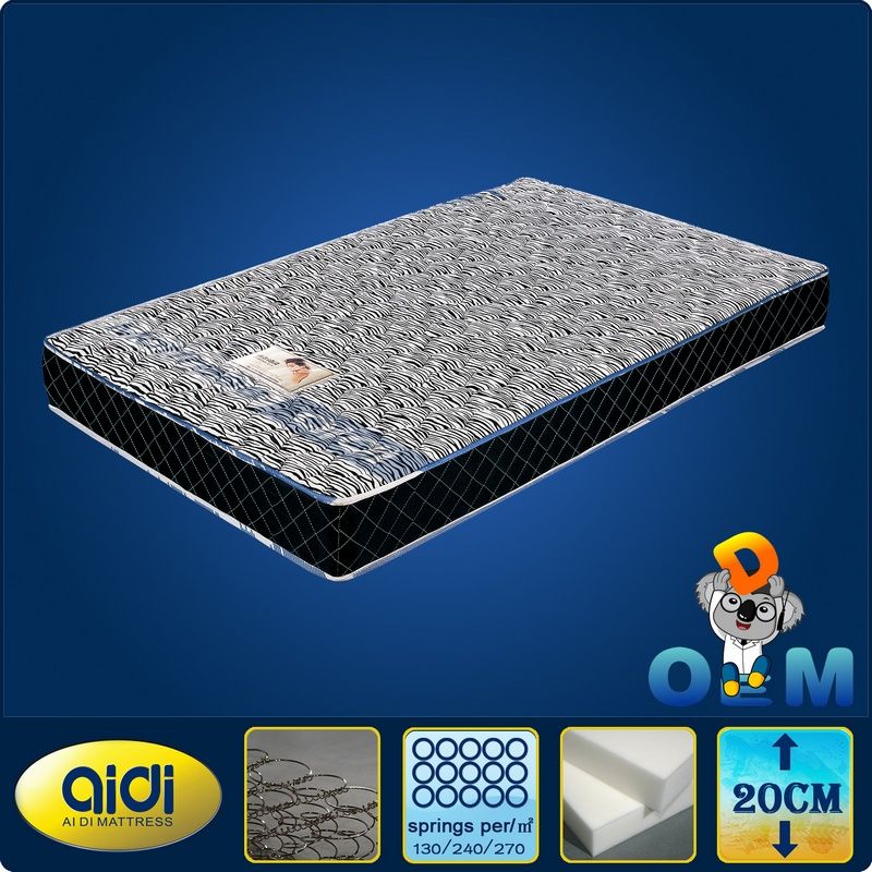 Golden latest design compressed foam and spring mattress